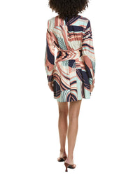 Hutch Okin Button Front Mini Dress