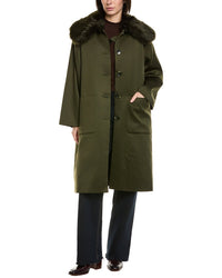Cynthia Rowley Satin Coat