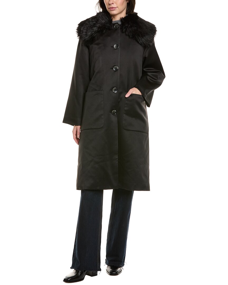 Cynthia Rowley Satin Coat