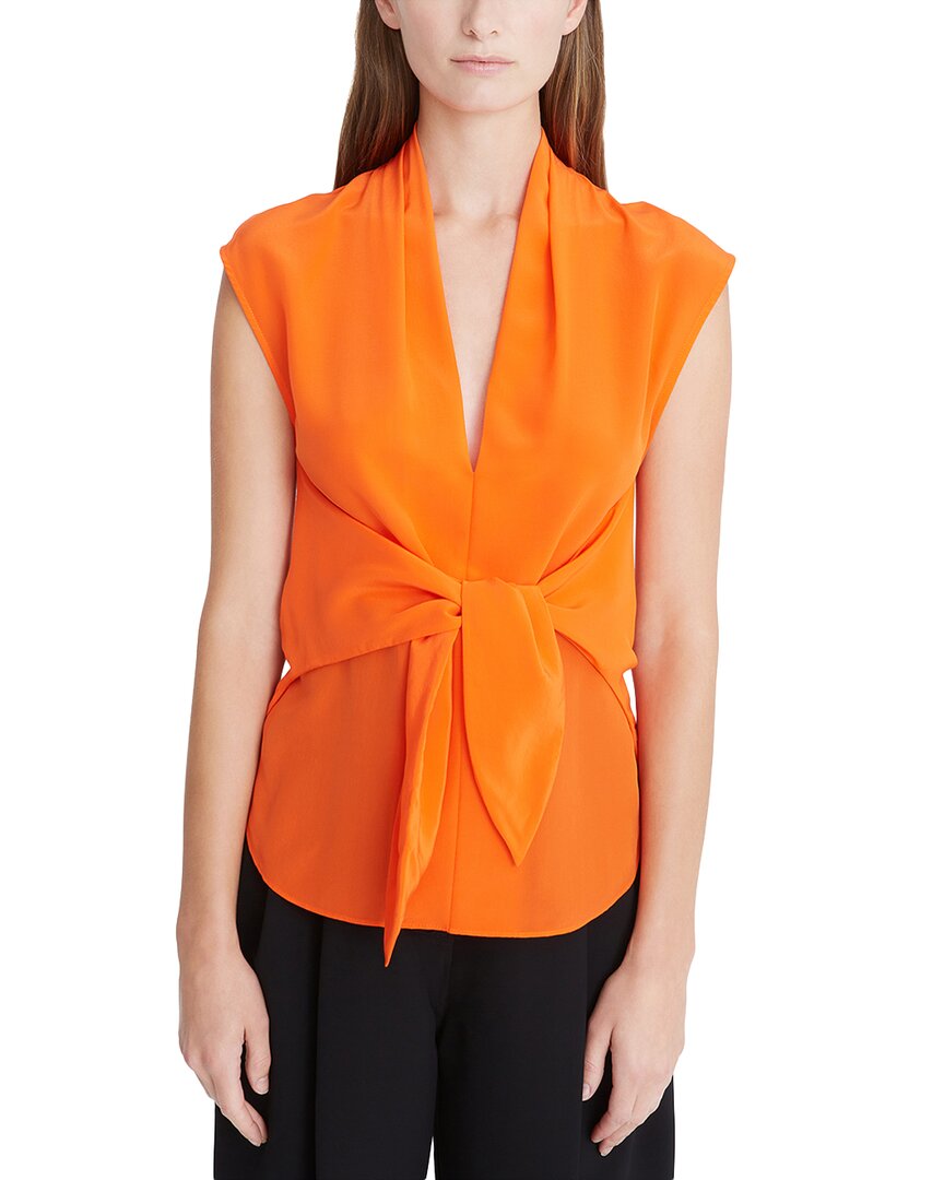 Halston Lola Top Orange 0