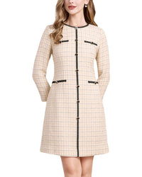 Lebrin Atelier Wool-Blend Mini Dress