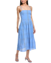 Garrie B Drop-Waist Midi Dress