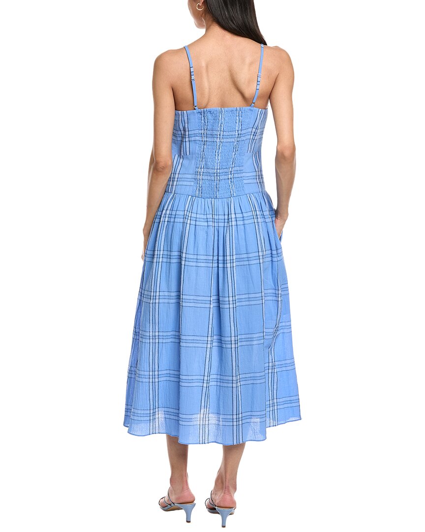 Garrie B Drop-Waist Midi Dress