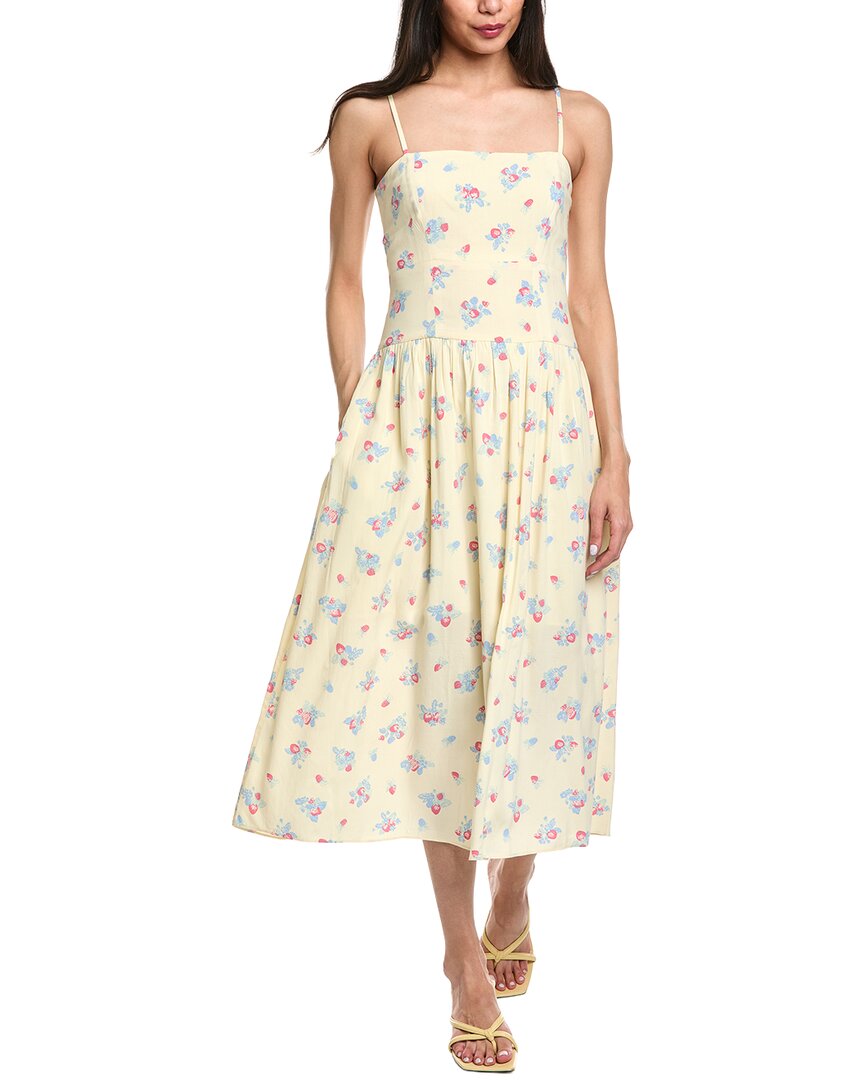 Garrie B Drop-Waist Midi Dress