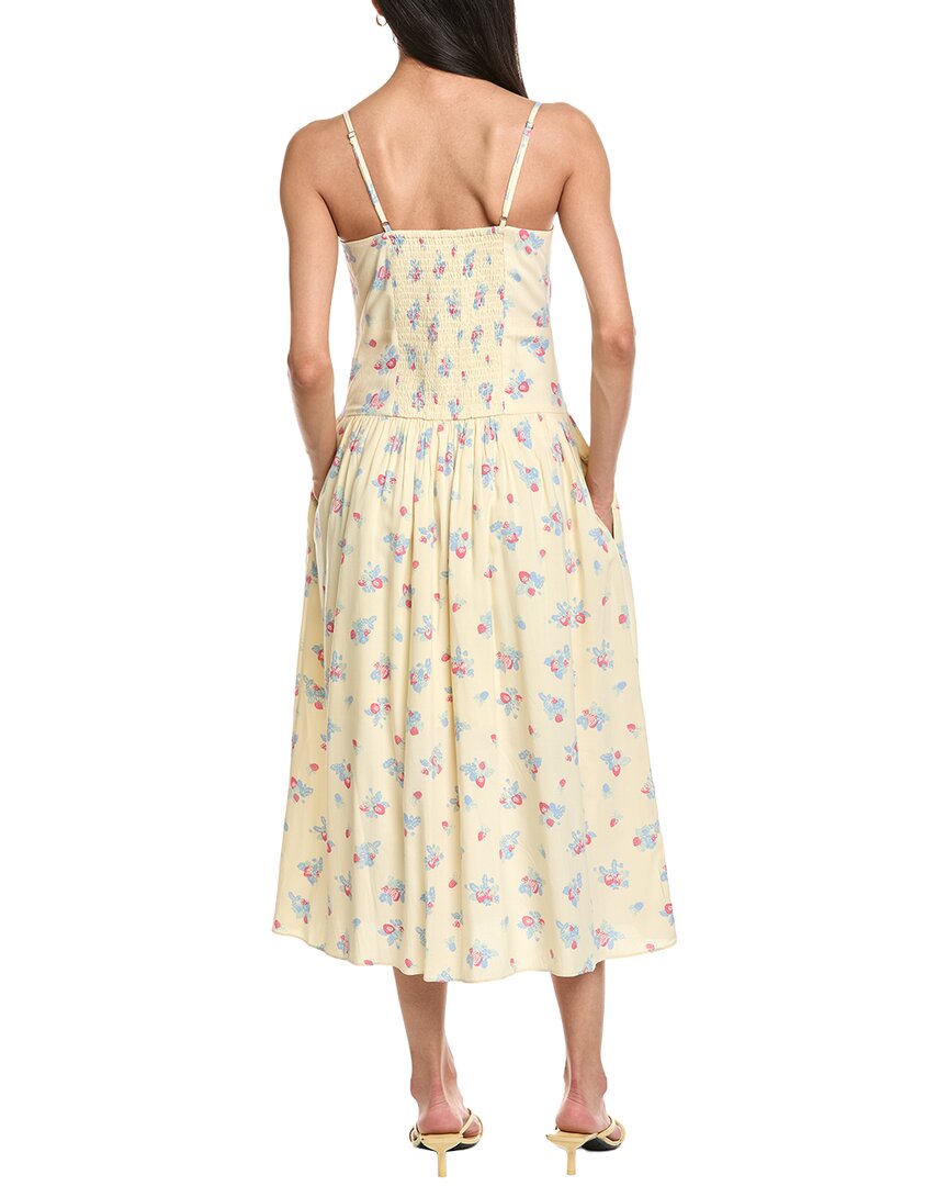 Garrie B Drop-Waist Midi Dress
