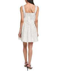 Garrie B Wide Strap Drop-Waist Mini Dress
