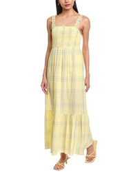 Garrie B Ruffled Strap Maxi Dress