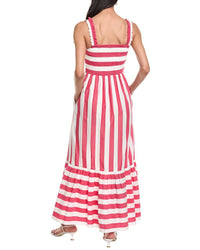 Garrie B Ruffled Strap Maxi Dress