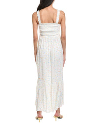 Garrie B Ruffled Strap Maxi Dress