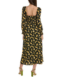 O.P.T. Classic Smocked Maxi Dress