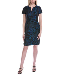 SHANI Shani Jacquard Sheath Dress