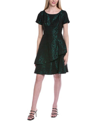 SHANI Shani Jacquard Sheath Dress