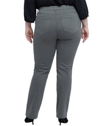Nydj Plus Marilyn Vine Leaf Straight Leg Jean