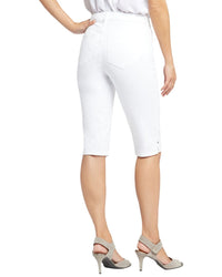 Nydj Petite Sophie Optic White Capri Jean