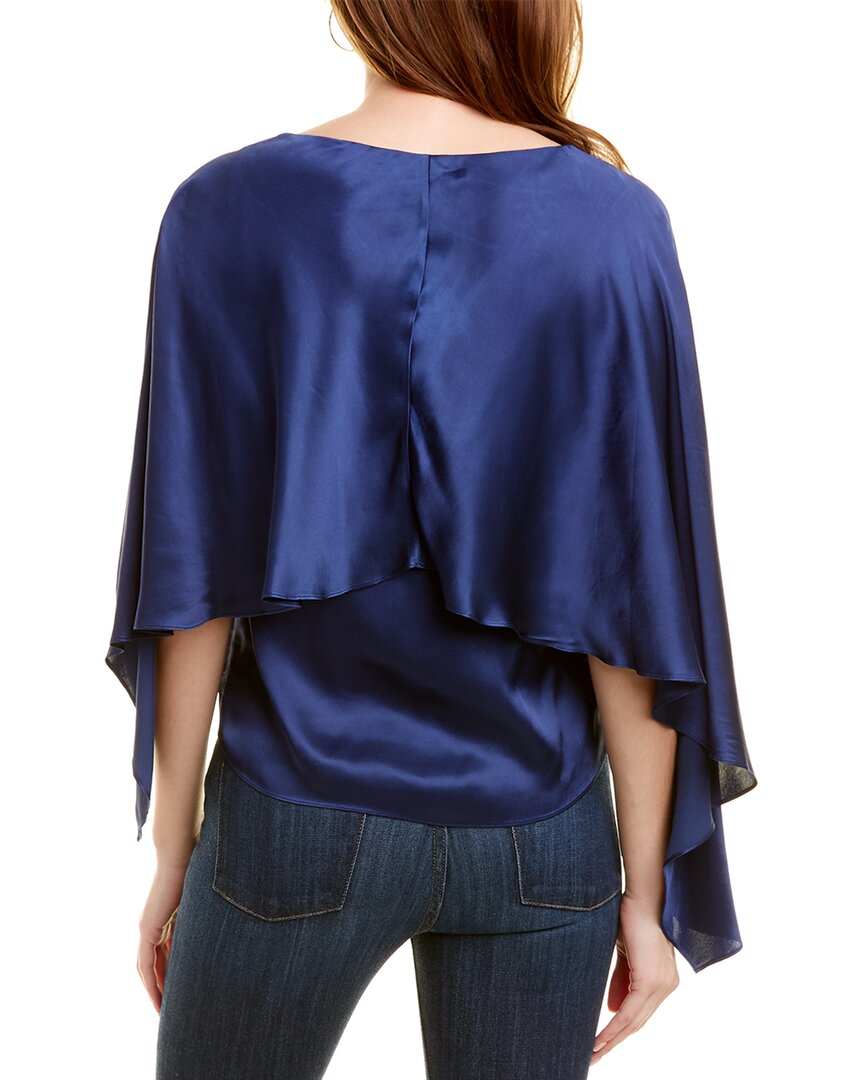 Halston Addilyn Charmeuse Silk-Blend Top