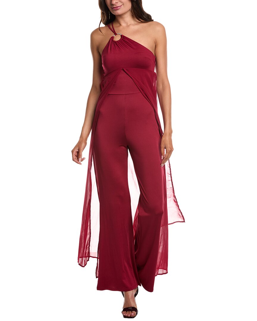 Bebe Maxi Jumpsuit Purple
