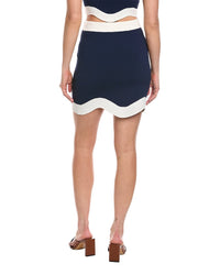 Amur Dean Jacquard Knit Mini Skirt