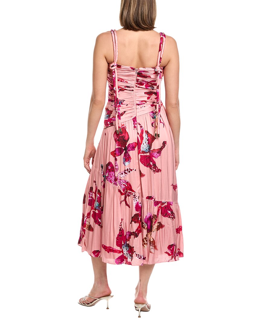 Amur Daniella Printed Midi Dress