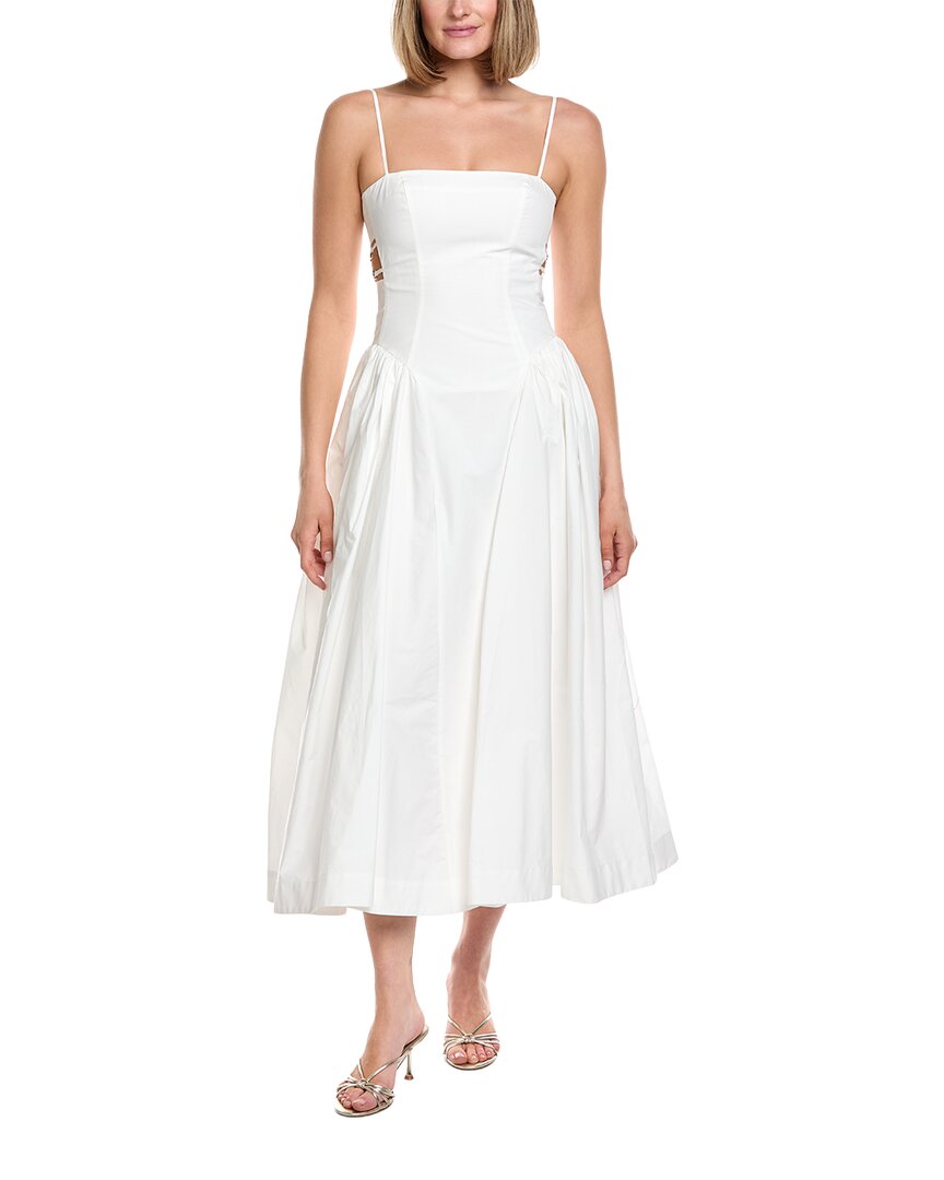 Amur Aliza Midi Poplin Dress