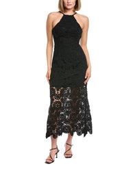 Amur Crochet Midi Dress