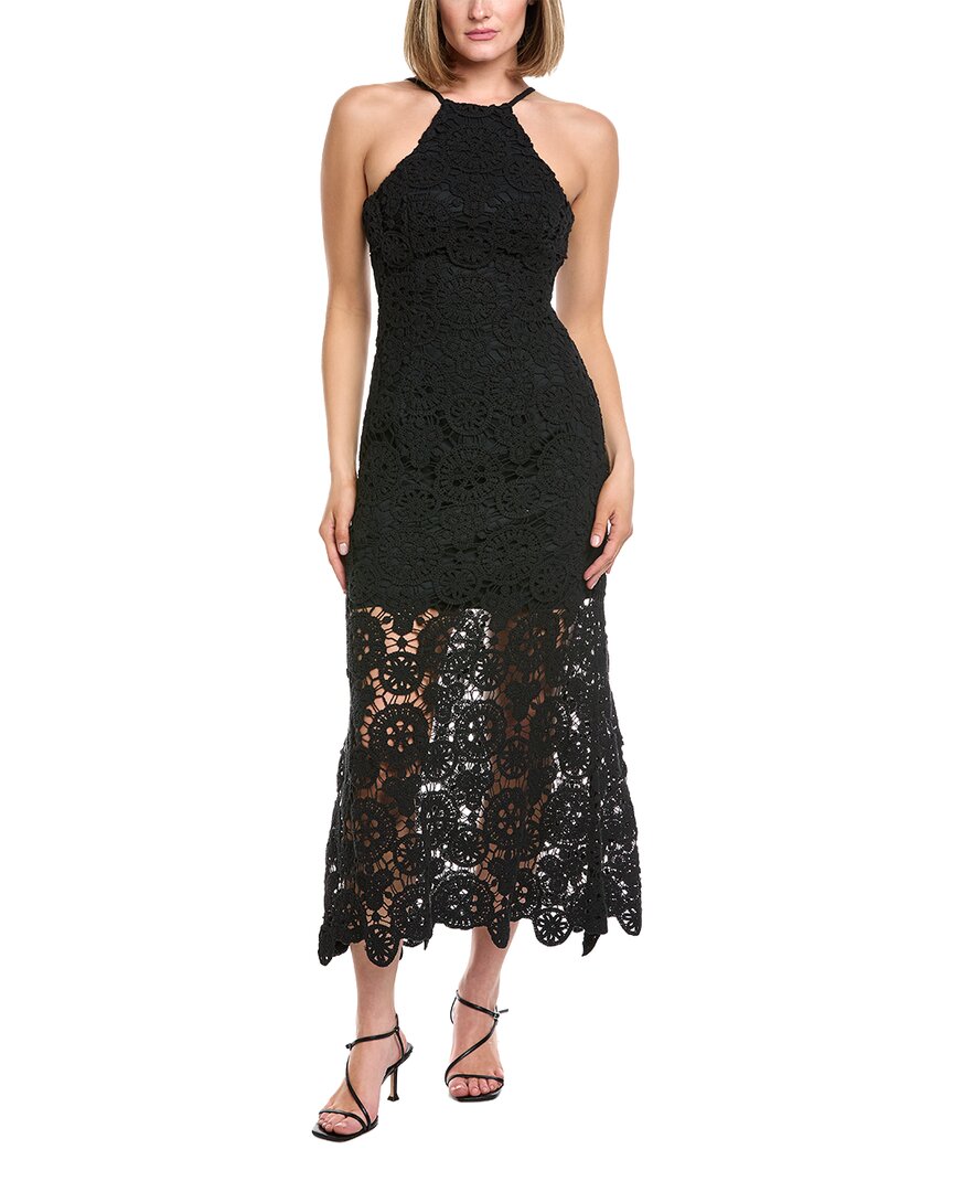Amur Crochet Midi Dress