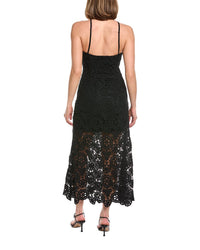 Amur Crochet Midi Dress