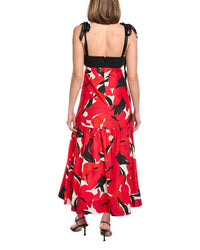 Amur Selna Silk-Blend Midi Dress