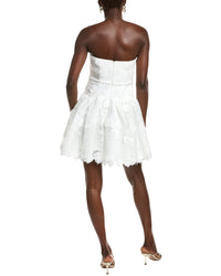 Badgley Mischka Bow Drop Waists Mini Dress
