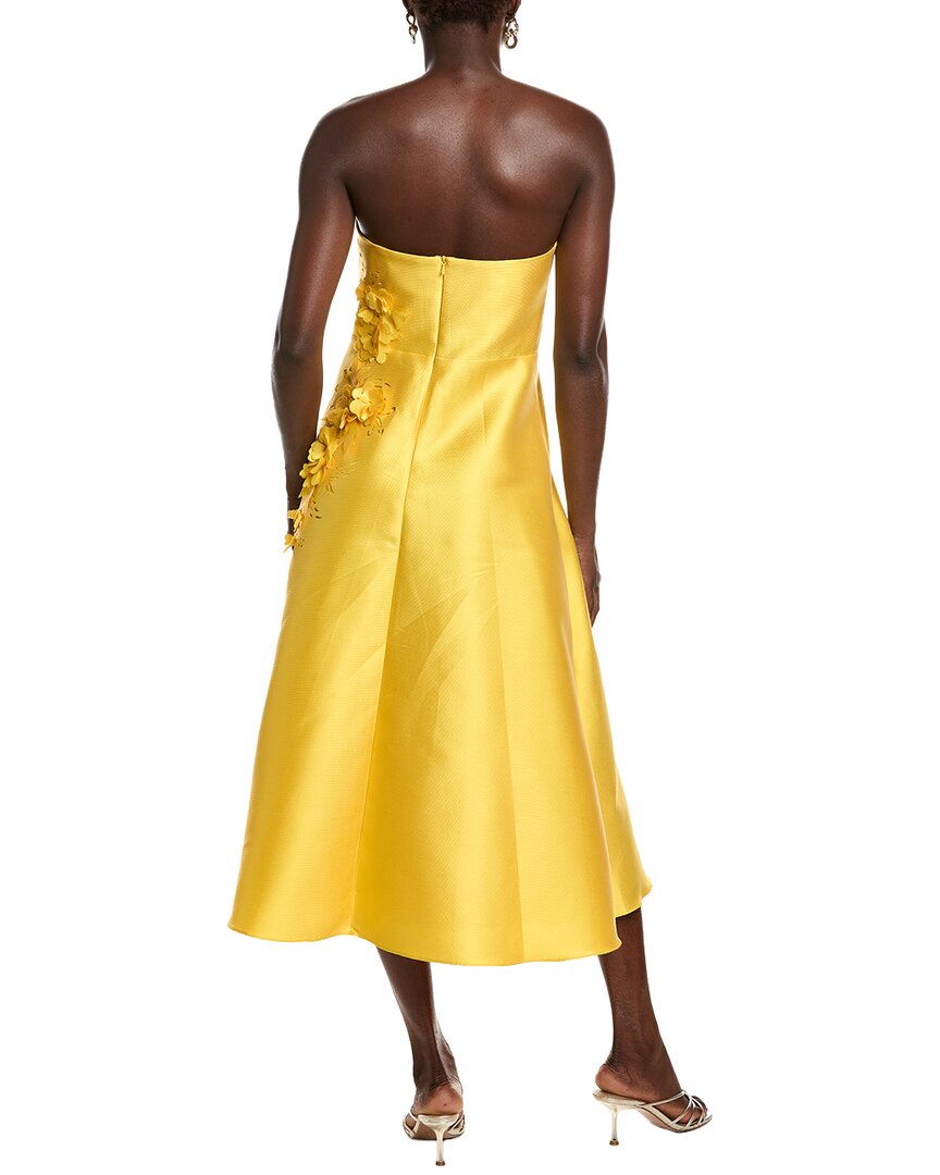 Badgley Mischka Gazar 3D Midi Dress
