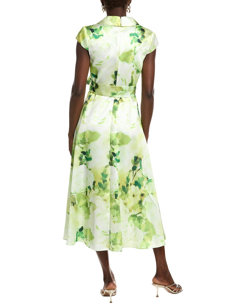 Badgley Mischka Floral Cocktail Shirtdress