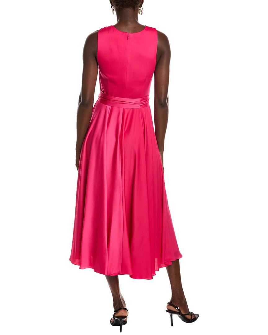 Badgley Mischka Halter Day Midi Dress