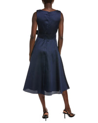 Badgley Mischka Gazar Boatneck Cocktail Dress