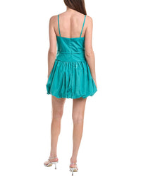 Rene Ruiz Drop Waist Bubble Hem Mini Dress