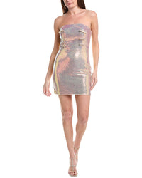 Rene Ruiz Strapless Bodycon Mini Dress