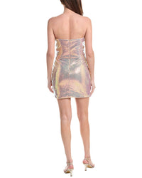 Rene Ruiz Strapless Bodycon Mini Dress