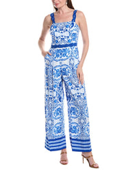 Adrianna Papell Pleated Jumpsuit