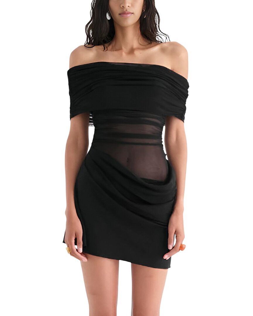 Monique Lagarde Solid Mini Dress