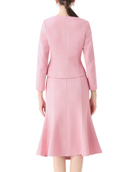 Lebrin Atelier 2Pc Cardigan & Skirt Set