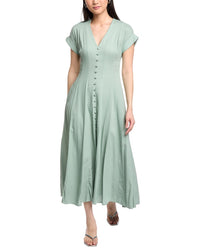 Taylor Linen-Blend Maxi Dress