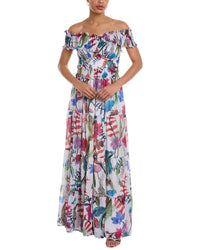 Patbo Zamia Off-The-Shoulder Maxi Dress White 2