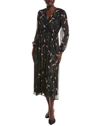 Laundry By Shelli Segal Surplice Midi Dress
