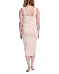 Susana Monaco Angled Strap Tank Midi Dress