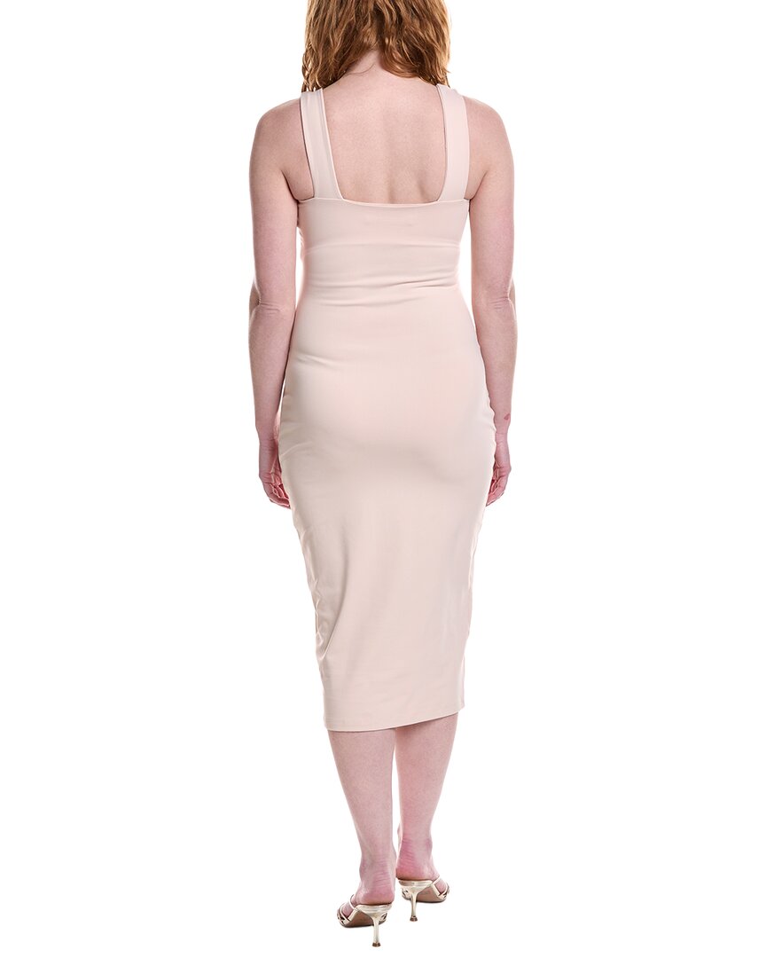 Susana Monaco Angled Strap Tank Midi Dress