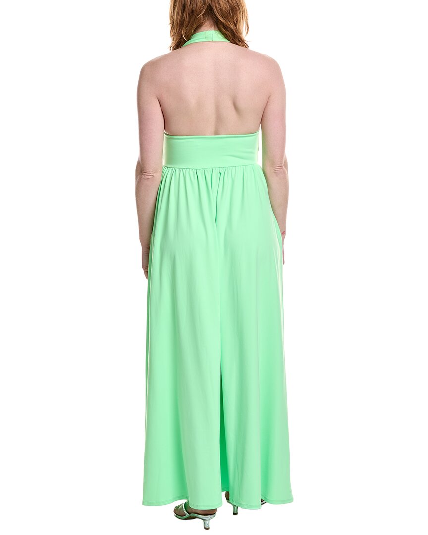Susana Monaco Halter Gathered Maxi Dress