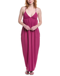 Susana Monaco String Pleated Maxi Dress