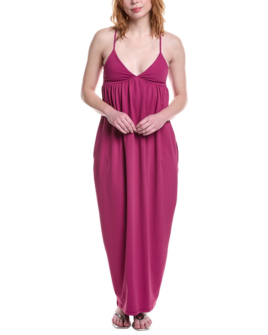 Susana Monaco String Pleated Maxi Dress