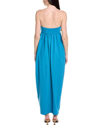 Susana Monaco Tube Gathered Pocket Midi Dress