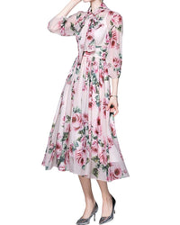 Linda Charm Midi Dress