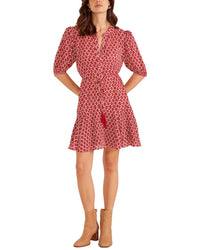 Minkpink Annie Puff Sleeve Mini Dress