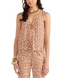 Minkpink Koa Tie Top